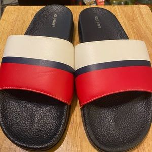 Ok’d Navy fun colors Men’s Sandals size 11